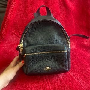 Black mini coach bag